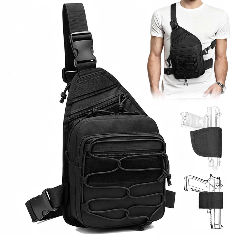 Edc Pistol Carry Bag - Tactical Pistol Gun Storage Bag Concealed