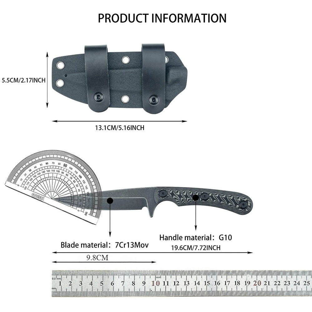 Full Tang Fixed Blade Knives 7 - Everyday Carry (Edc) Knife 评论和价格