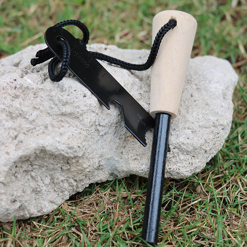 Portable outdoor flint, equipp - Ferro Rod Striker 评论和价格
