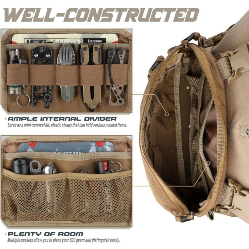 Fashion 1000D Nylon Men Chest  - Edc Carry Pack 评论和价格