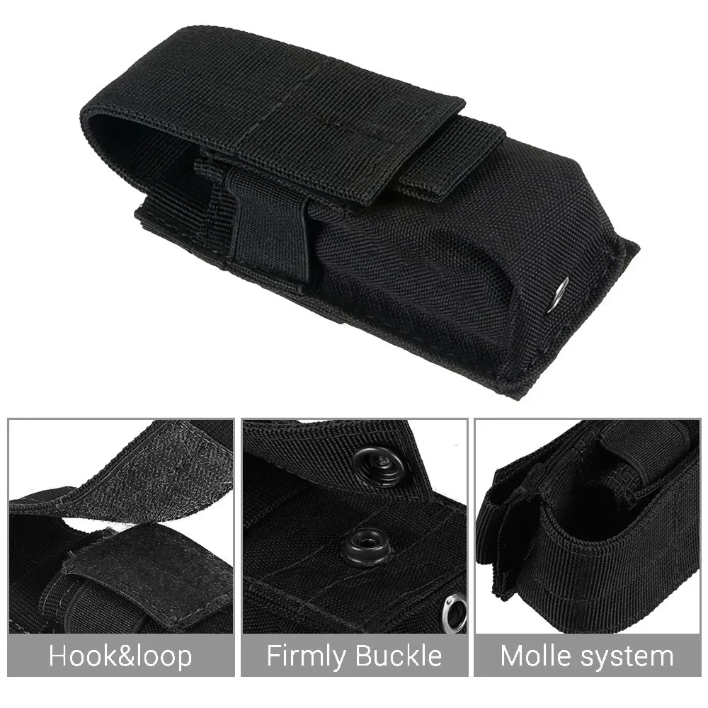 Tactical Molle Flashlight Pouc - Edc Carry Knife 评论和价格