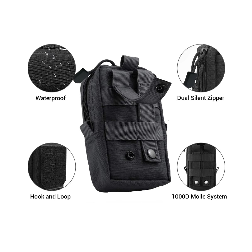 Tactical Molle Pouch Waist Bag - Edc Carry Pack 评论和价格
