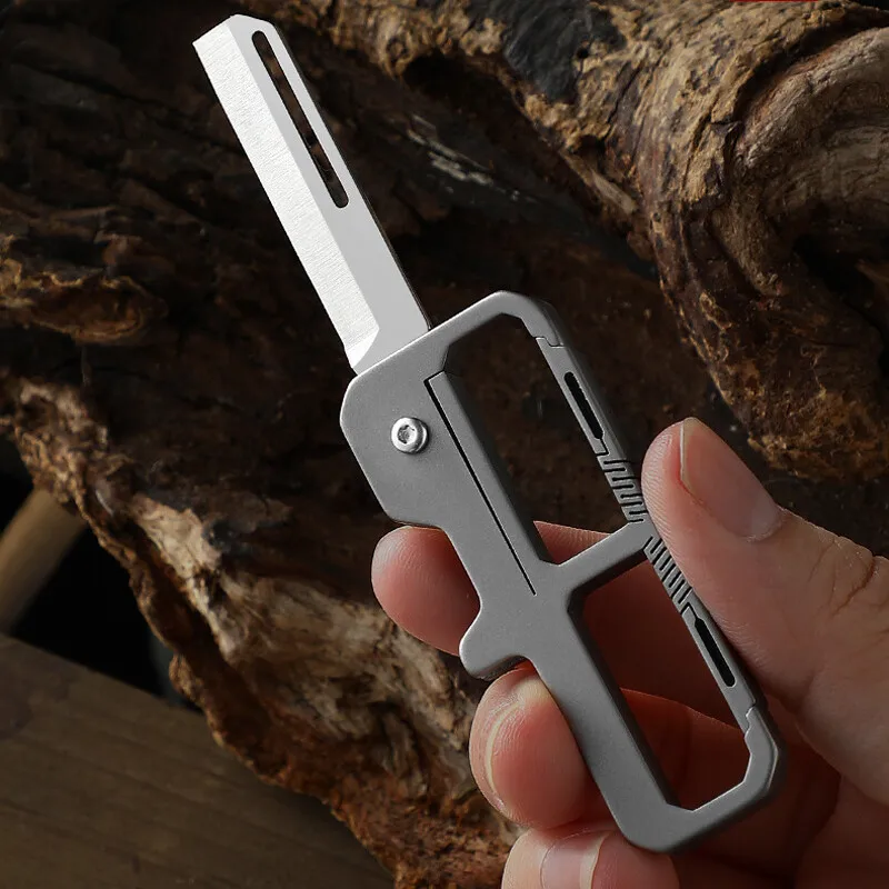 FEGVE Titanium Pocket Folding  - Edc Carry Knife 评论和价格