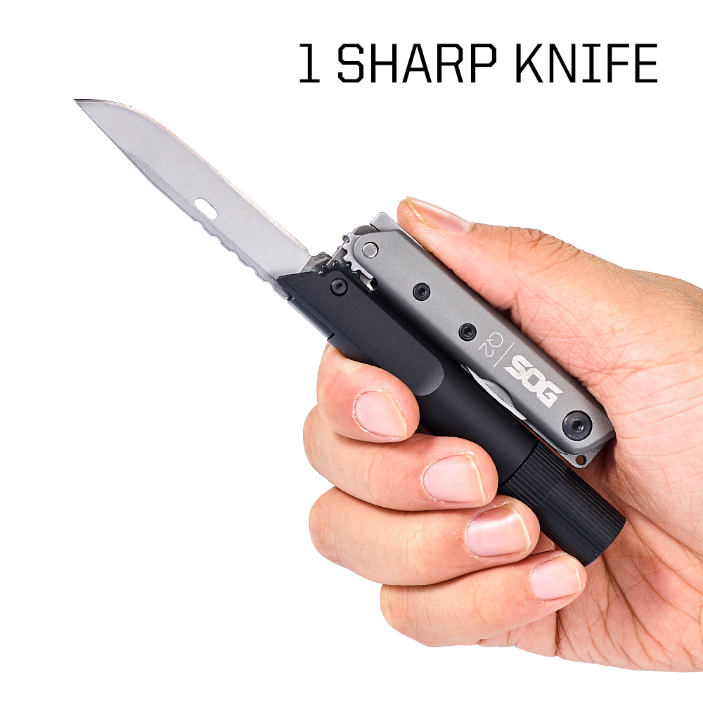 SOG BATON Q2 4 in 1 Multi-Tool - Edc Carry Knife 评论和价格
